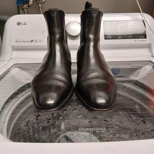 Adres Sendra Black Leather Chelsea Boots